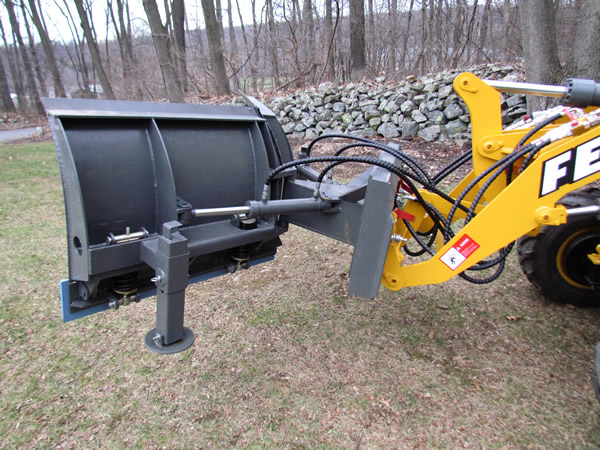 Back of V-Plow Attachment
